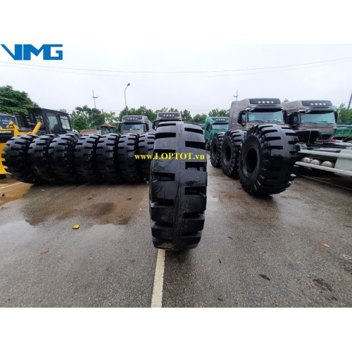 Lốp 23.5-25 L-5 bán đặc, siêu tải, siêu bền 
